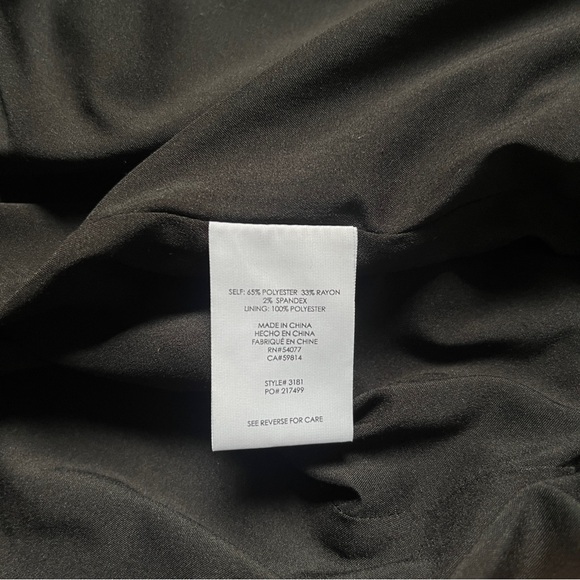 Cabi Moto Jacket‎ Blazer Women's 8 Plaid Navy Blue Hunter Green Preppy Office - Picture 4 of 12